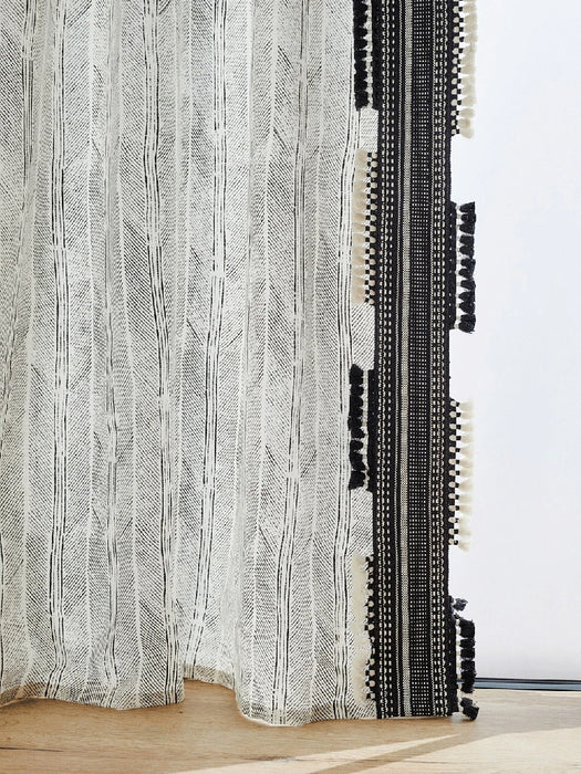 Christopher Farr Peacock White Fabric