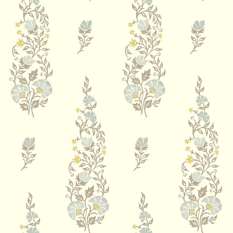 Galbraith & Paul Persian Garden Latte Wallpaper Sample