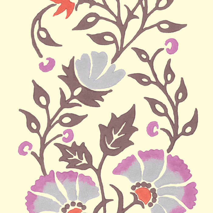 Galbraith & Paul Persian Garden Raisin Wallpaper