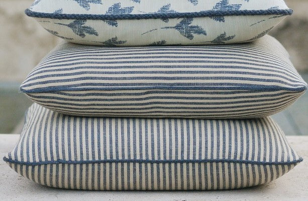 Perennials Tatton Stripe Ash Fabric 860-108
