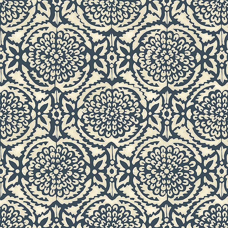Galbraith & Paul Pomegranate Indigo Wallpaper Sample