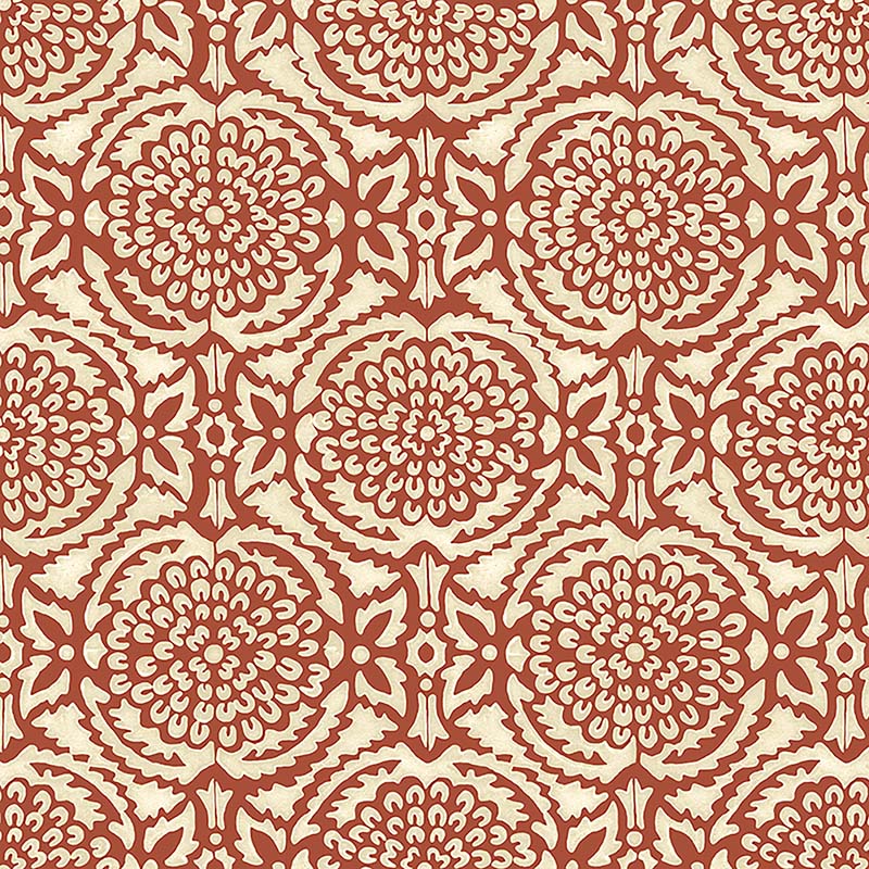 Galbraith & Paul Pomegranate Tomato Wallpaper Sample