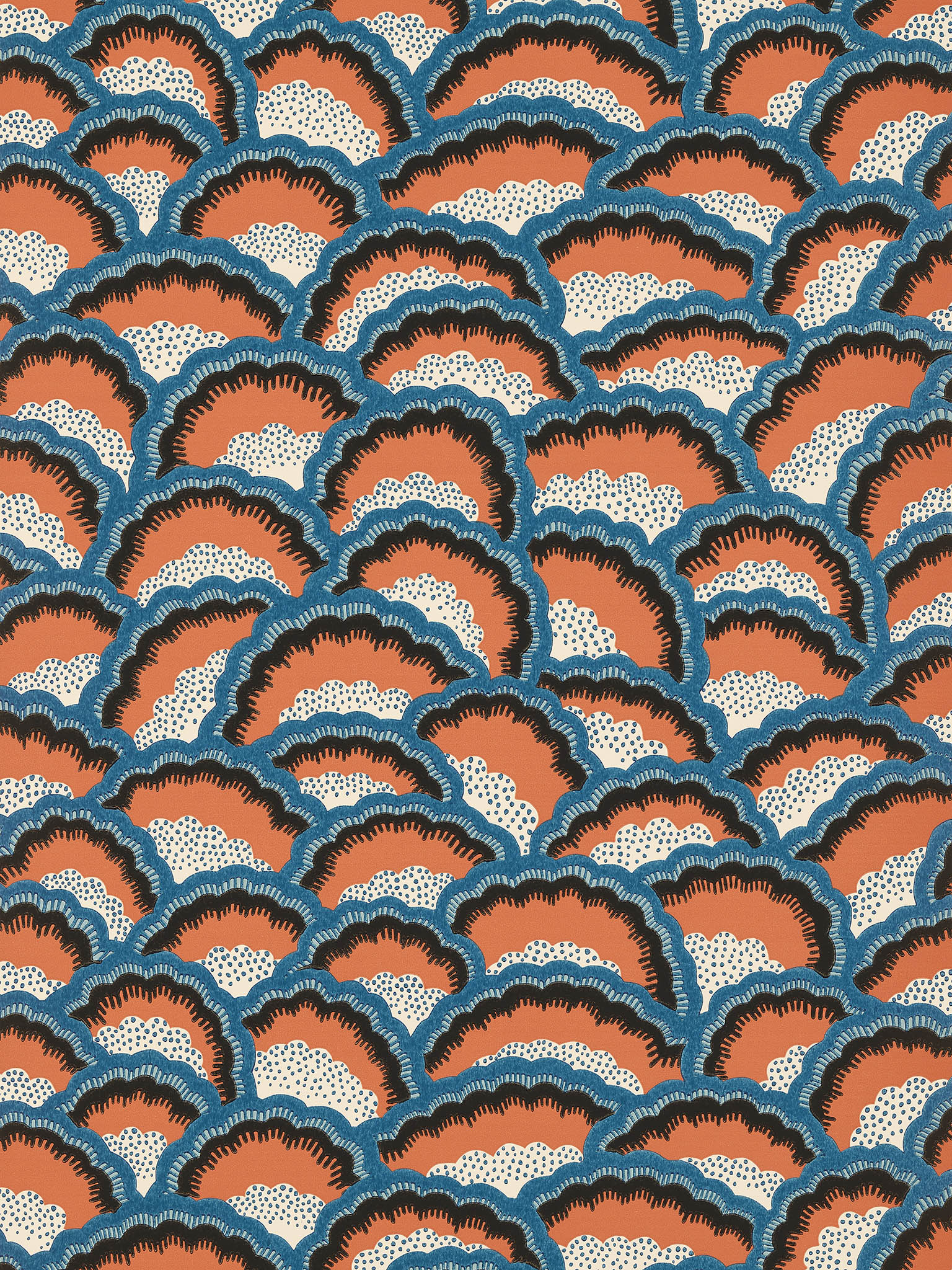 Pierre Frey Arlesienne Grenadier Wallpaper Sample FP786005