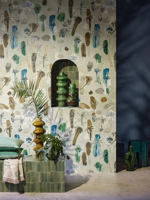 Pierre Frey Wahiba Menthe Wallpaper Sample FP149001