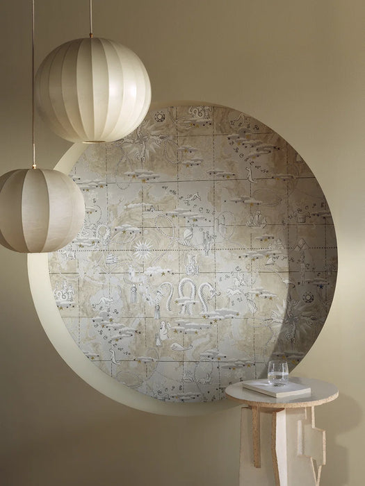 Pierre Frey Magellan Nuage Wallpaper Sample FP481004