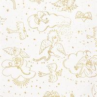 Pierre Frey Le Monde Parall'Aile Or Wallpaper FP205001