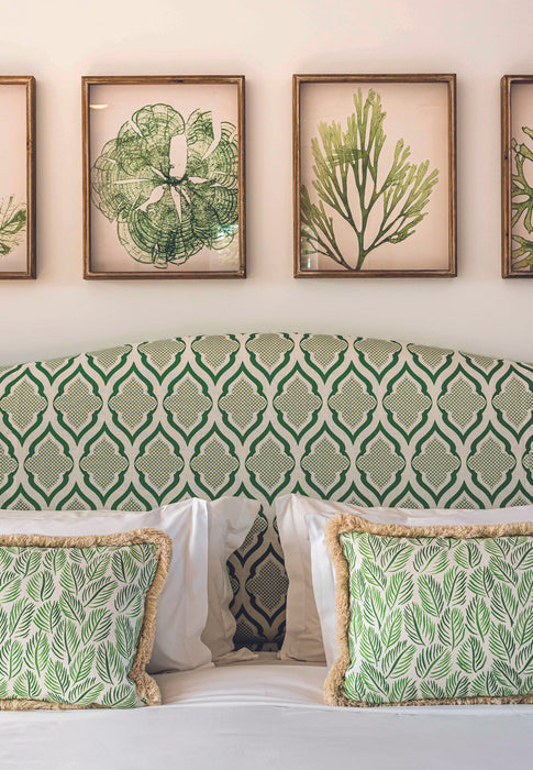 Christopher Farr Ravenna Cobalt Wallpaper Sample