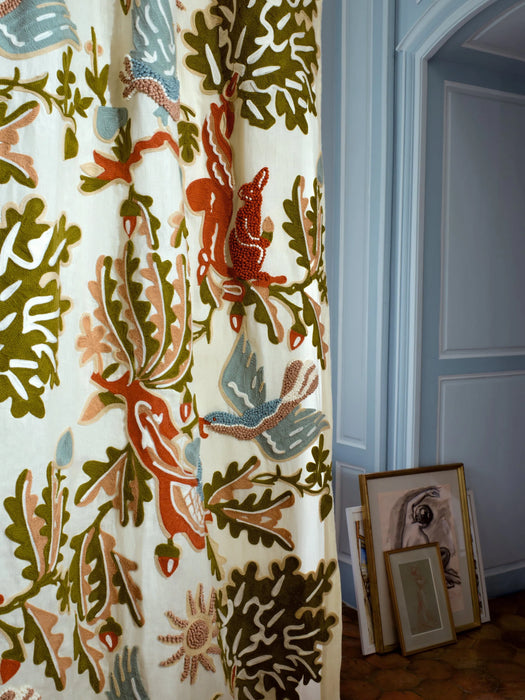 Pierre Frey Les oisillons Printemps Fabric F4114001