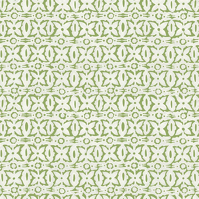 Galbraith & Paul Reverse Monarch Light Kelly Wallpaper Sample