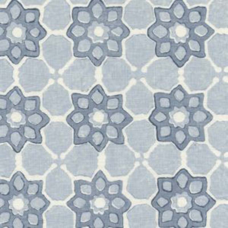 Galbraith & Paul Reverse Tile Denim Wash Fabric Sample