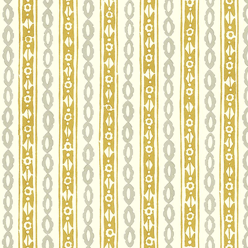 Galbraith & Paul Ribbon Ochre Wallpaper Sample