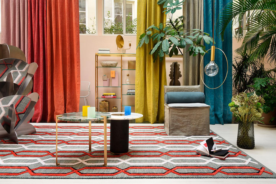 Boussac Candy Papaye Fabric Sample O7940006