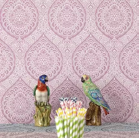 Osborne & Little Rosalia Damask 06 Wallpaper Sample W6493-06