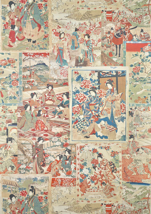 Pierre Frey Ukiyoe Original Wallpaper Sample FP047001