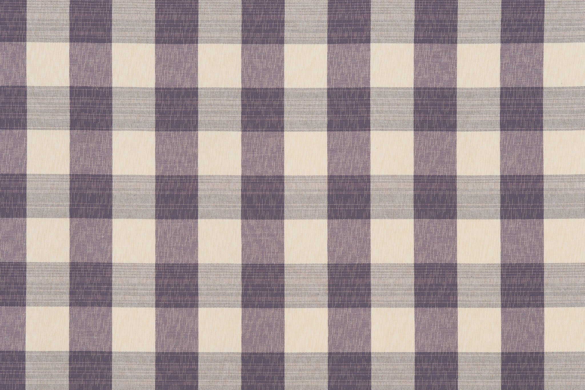Le Manach Amalfi - Carreaux Prune Fabric Sample L4348019