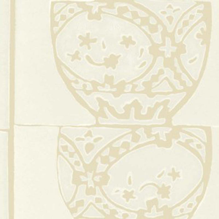 Galbraith & Paul Stacked Pots Stucco Wallpaper Sample