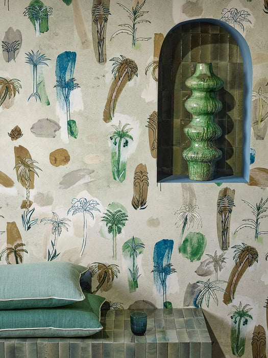 Pierre Frey Wahiba Menthe Wallpaper Sample FP149001