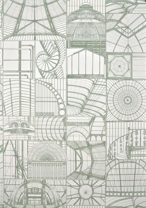 Pierre Frey Sous la verriere Argile Wallpaper Sample FP267001