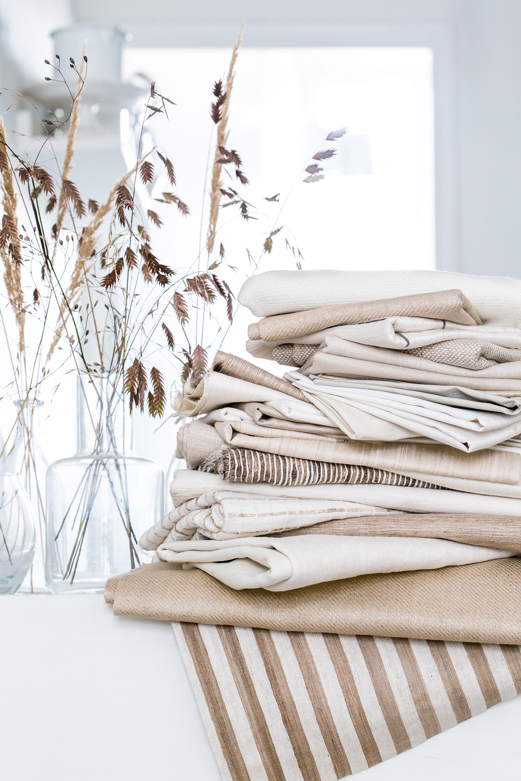 Pierre Frey Octavie Creme Fabric F3271001