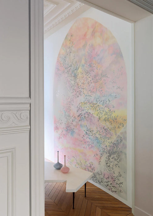 Pierre Frey Poesie fleurie Aurore Wallpaper Sample FP997001