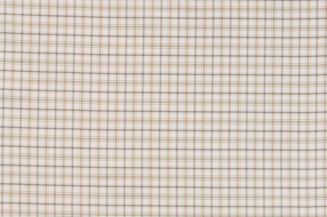Braquenie Rambouillet Carreaux Gris De Lin Fabric Sample B7567001