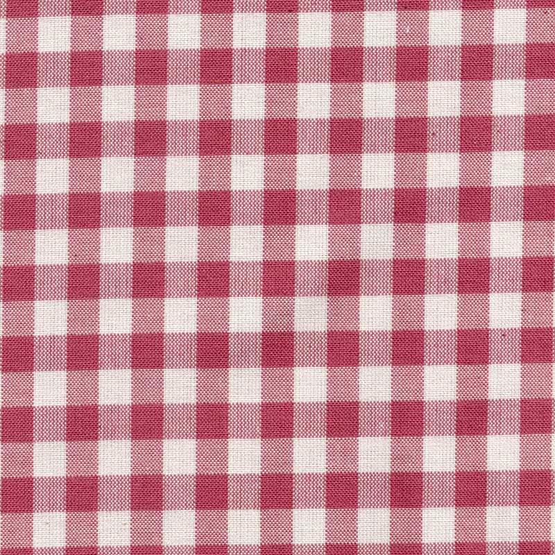 Marvic Textiles Toile Carreaux Pink Fabric Sample 6138