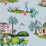 Marvic Textiles Toile d'Azur Blue Fabric 6209-2
