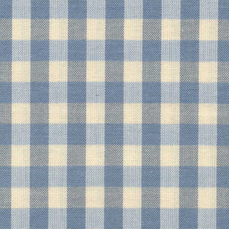 Marvic Textiles Toile Carreaux Blue Fabric Sample 6138-2