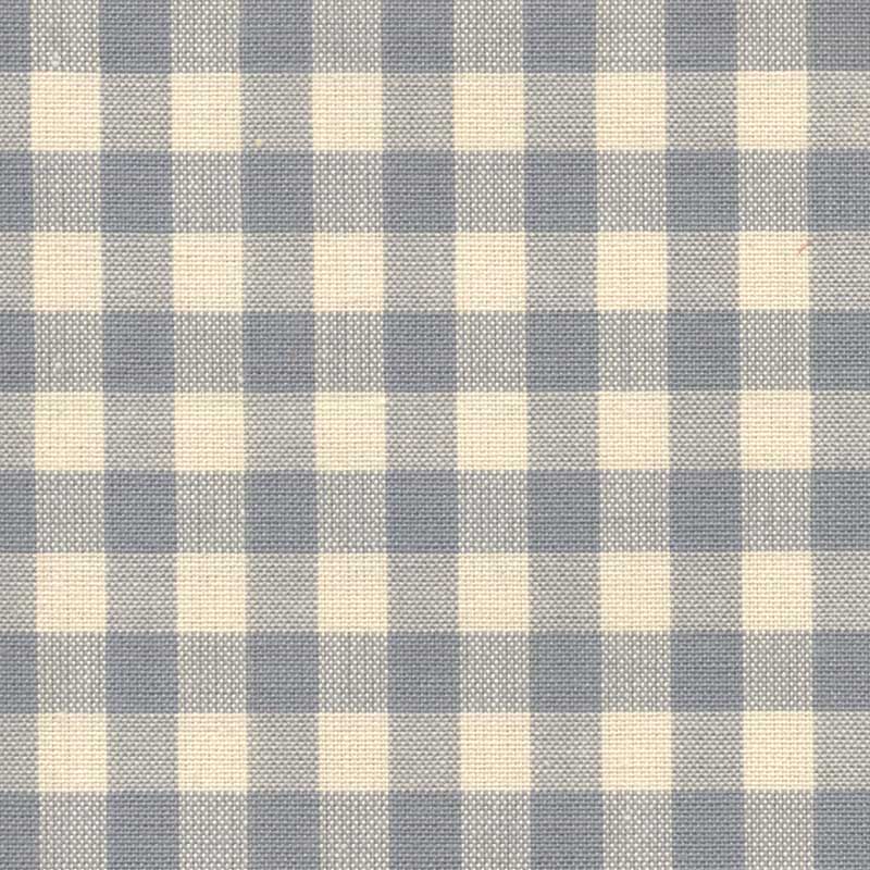 Marvic Textiles Toile Carreaux Pewter Fabric Sample 6138