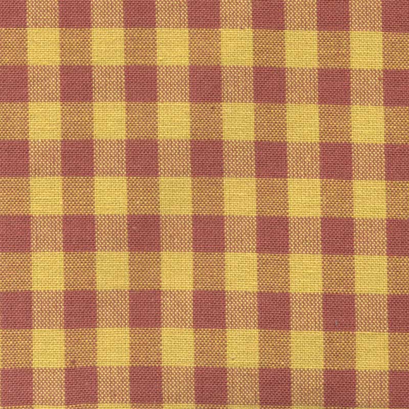 Marvic Textiles Toile Carreaux Russet Fabric Sample 6138