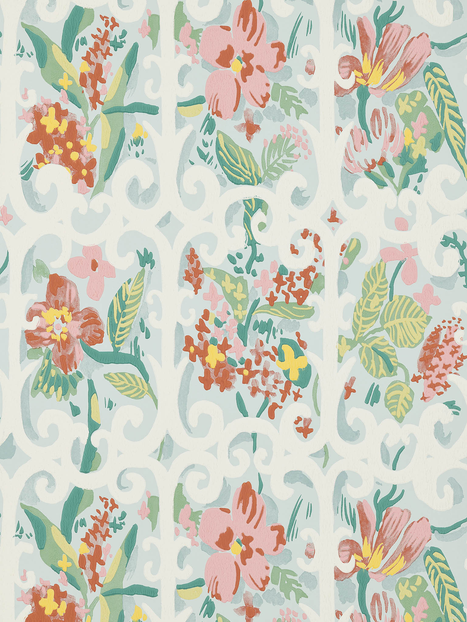 Pierre Frey Pays D'Aix Printemps Wallpaper Sample FP774002