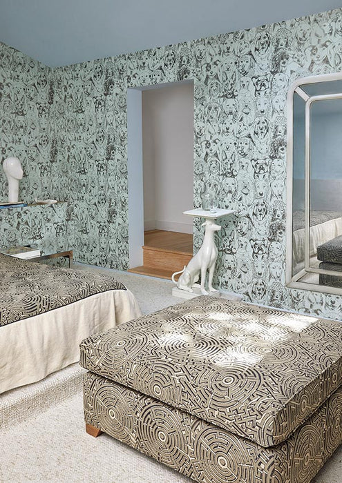 Pierre Frey Designer Dogs Fusain Fabric F3552001