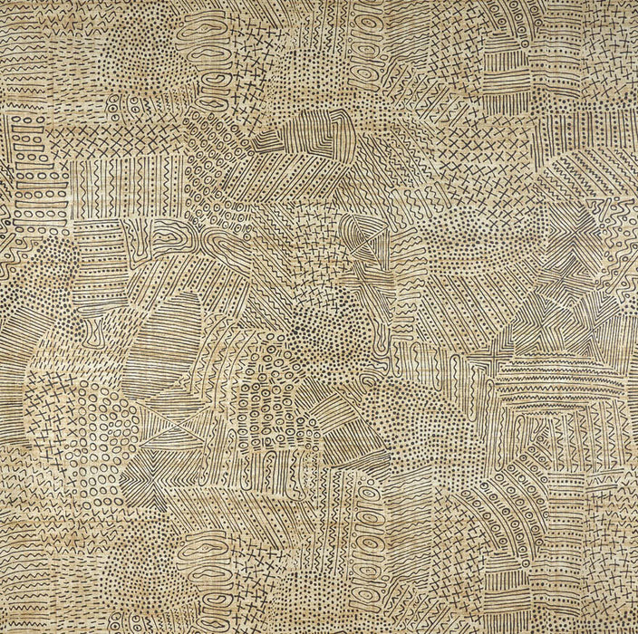 Pierre Frey Segou Fusain Wallpaper Sample FP063002