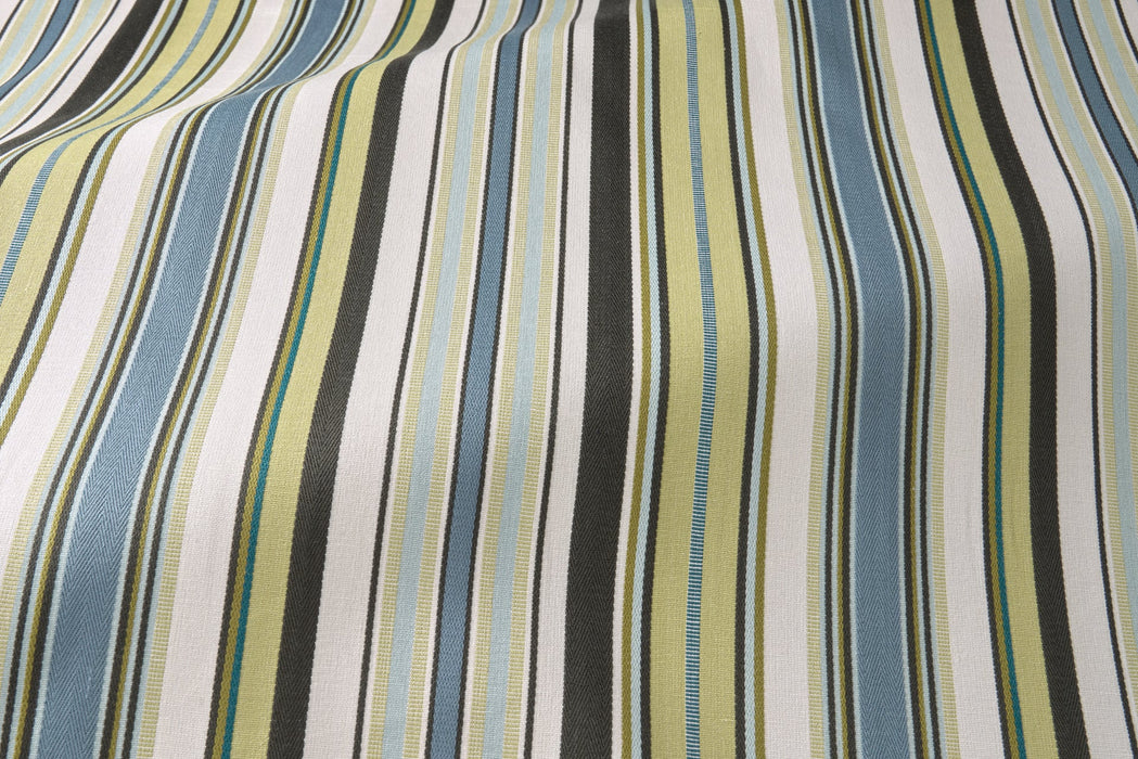Pierre Frey Rayure vincennes Aqua Fabric Sample F4110001