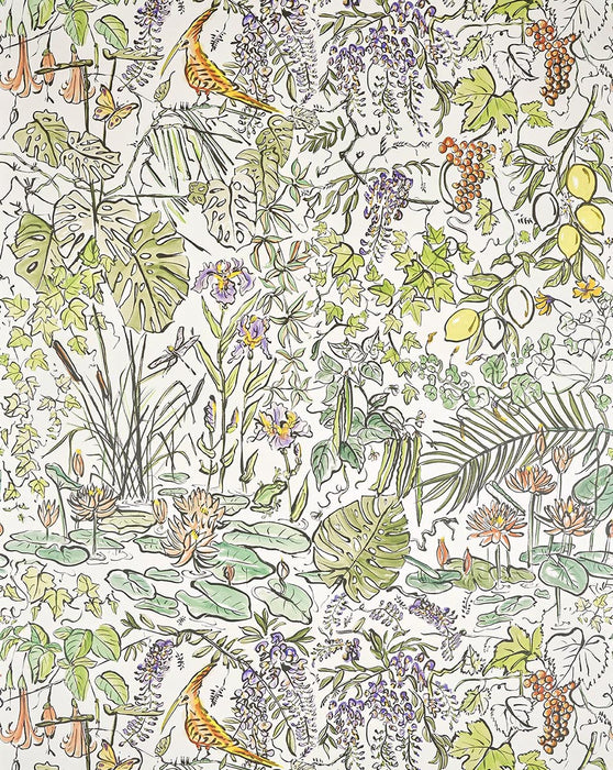 Pierre Frey Flore Tropical Wallpaper Sample FP089002