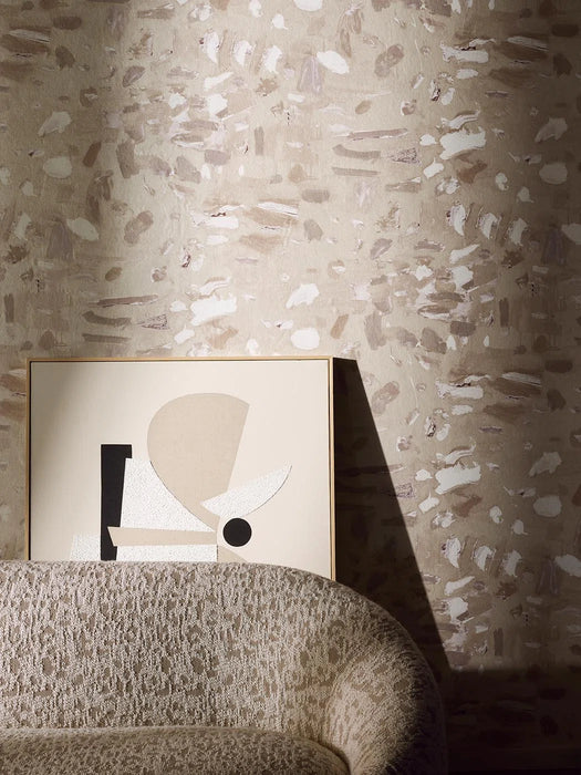 Pierre Frey Arty Nacre Lait D'amande Wallpaper Sample FP233001