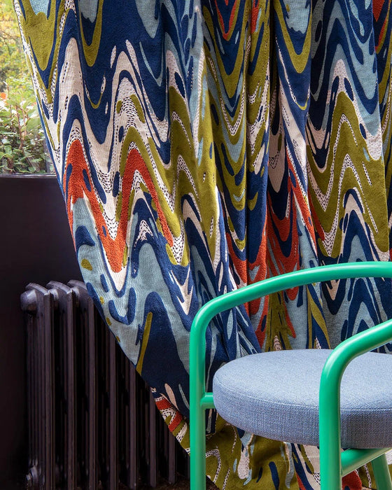 Pierre Frey Aventura Ocean Fabric Sample F3975001