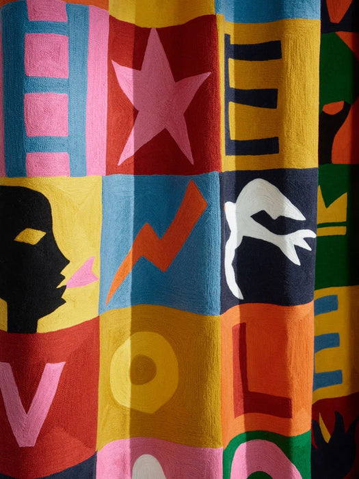 Pierre Frey Game Of Love Multicolore Fabric Sample F4028001