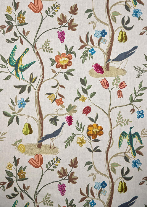 Pierre Frey L'Arbre Magique Multicolore Fabric Sample F4052001