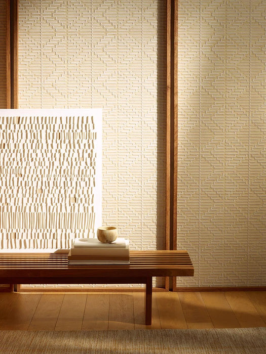 Pierre Frey Emil Vanille Wallpaper Sample FP231001