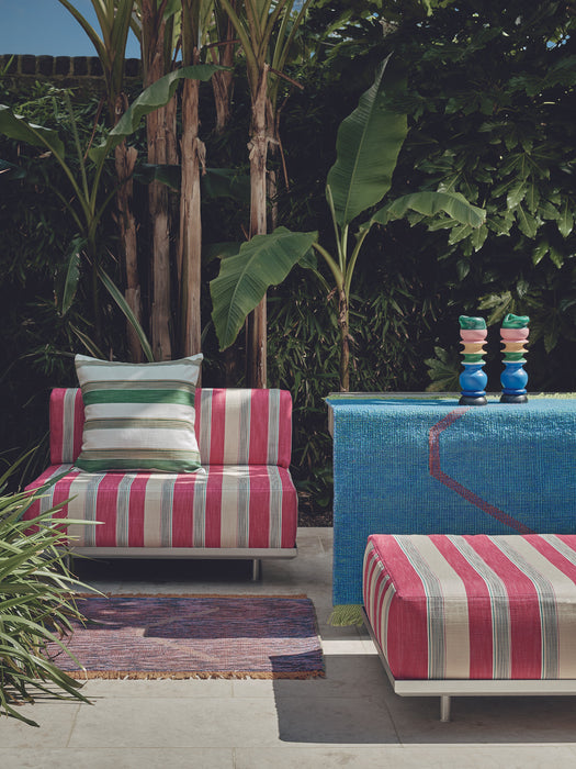 Christopher Farr Verano Perennials Performance Azzurro Fabric Sample