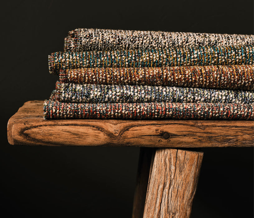 Osborne & Little Vivace Amber / Charcoal Fabric Sample F8065-03