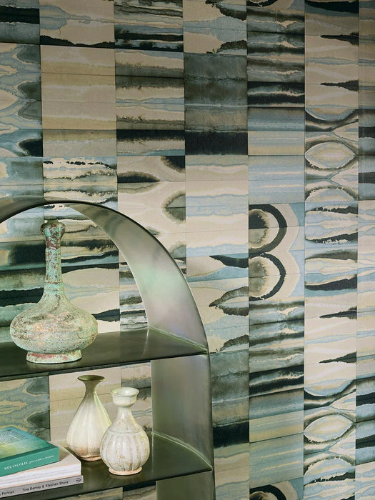 Pierre Frey Agafay Aqua Wallpaper Sample FP152002