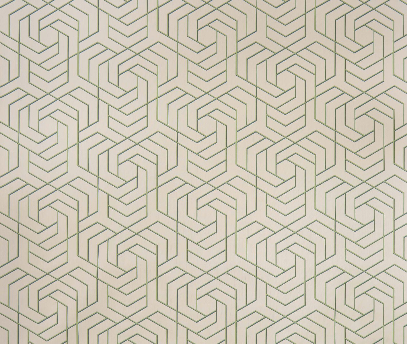 Osborne & Little Hexagon Trellis 2 Sample Sample W7352-02