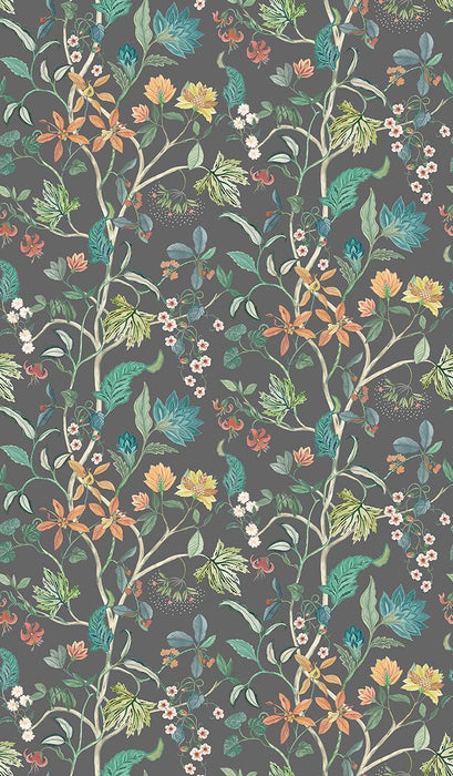 Osborne & Little Chellah Charcoal Wallpaper W7907-01