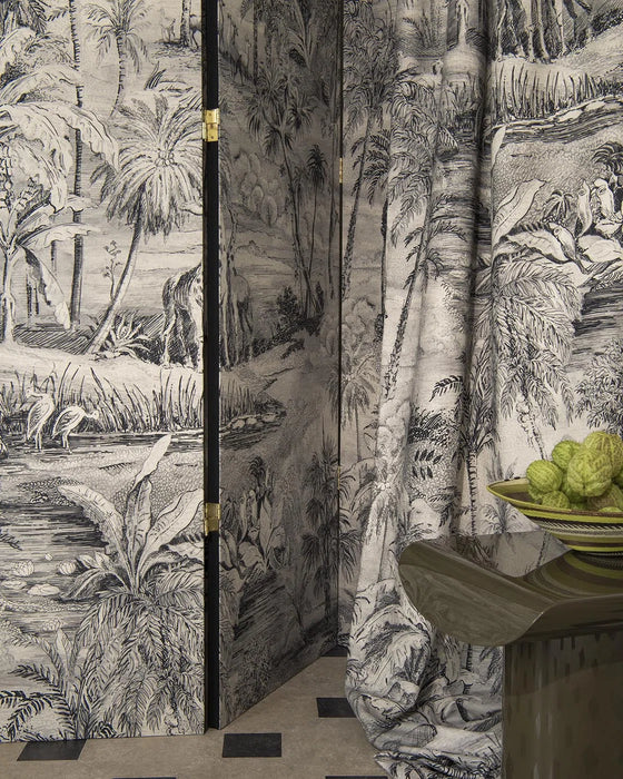 Pierre Frey Safari Charbon Fabric Sample F3989001