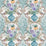Osborne & Little Sundara Aqua / Voilet Wallpaper W8031-01