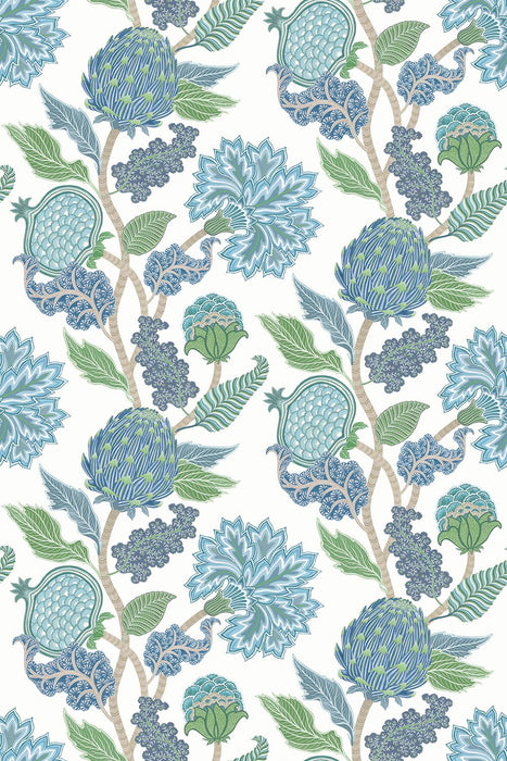 Osborne & Little Cynara Denim / Apple Wallpaper W8034-02