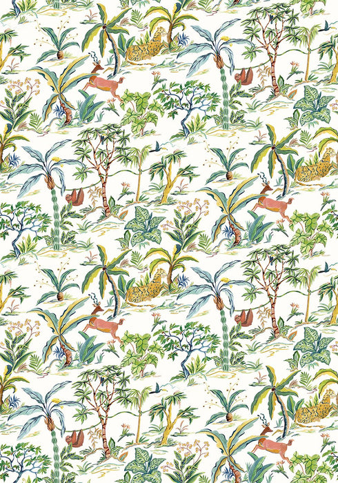 Osborne & Little Salento Leaf / Chartreuse Wallpaper W8036-02