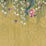 Osborne & Little Trailing Orchid Panel Metallic Gold Wallpaper W8037-02